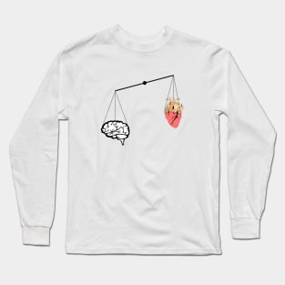 Brain vs heart Long Sleeve T-Shirt